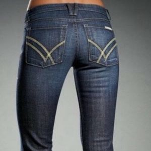 William Rast "Stella" Straight Leg Jeans w/Straight cuff 27